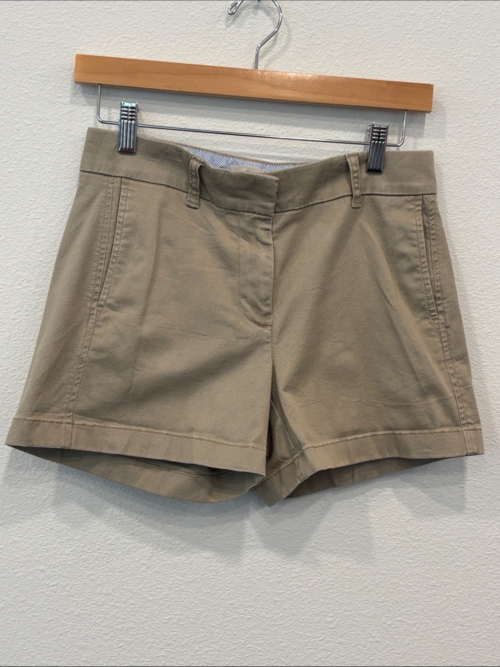 J. Crew Women’s Tan Chino Bermuda Shorts